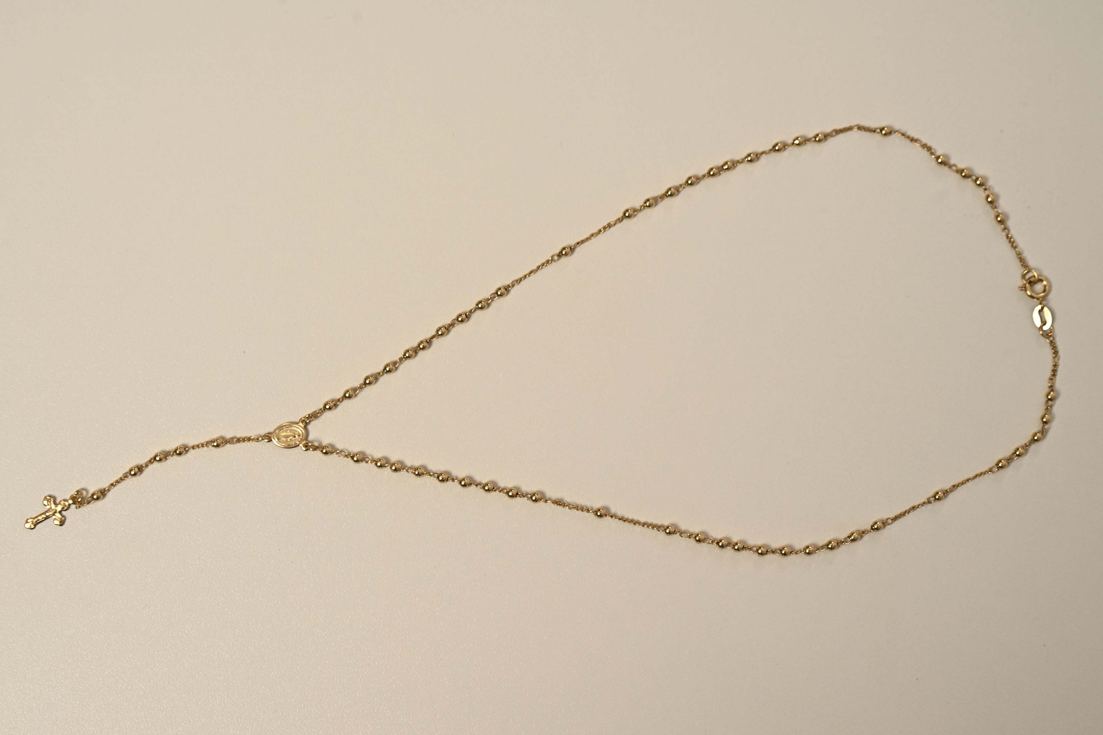 Semijoia Colar Terço – Dourado
