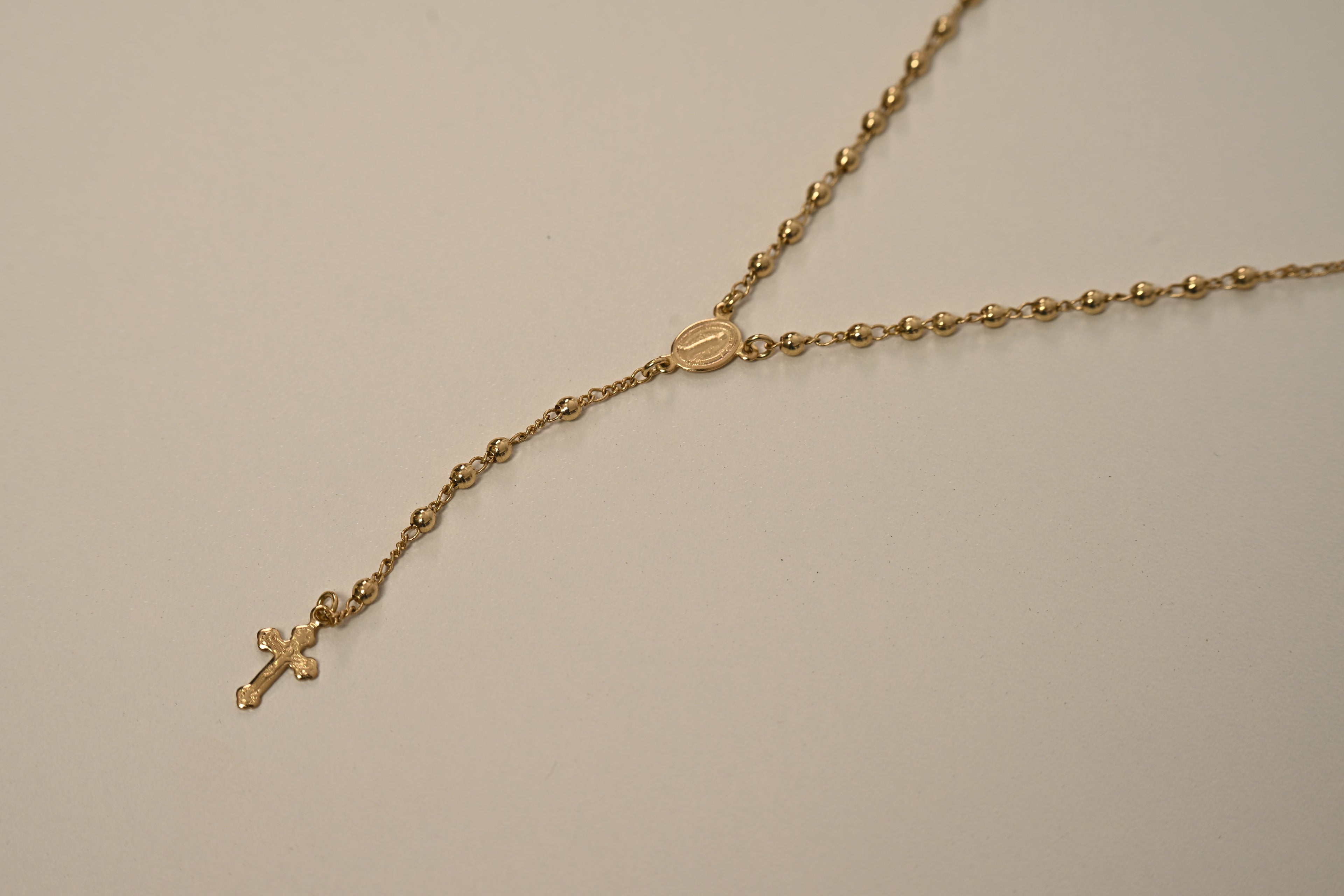 Semijoia Colar Terço – Dourado