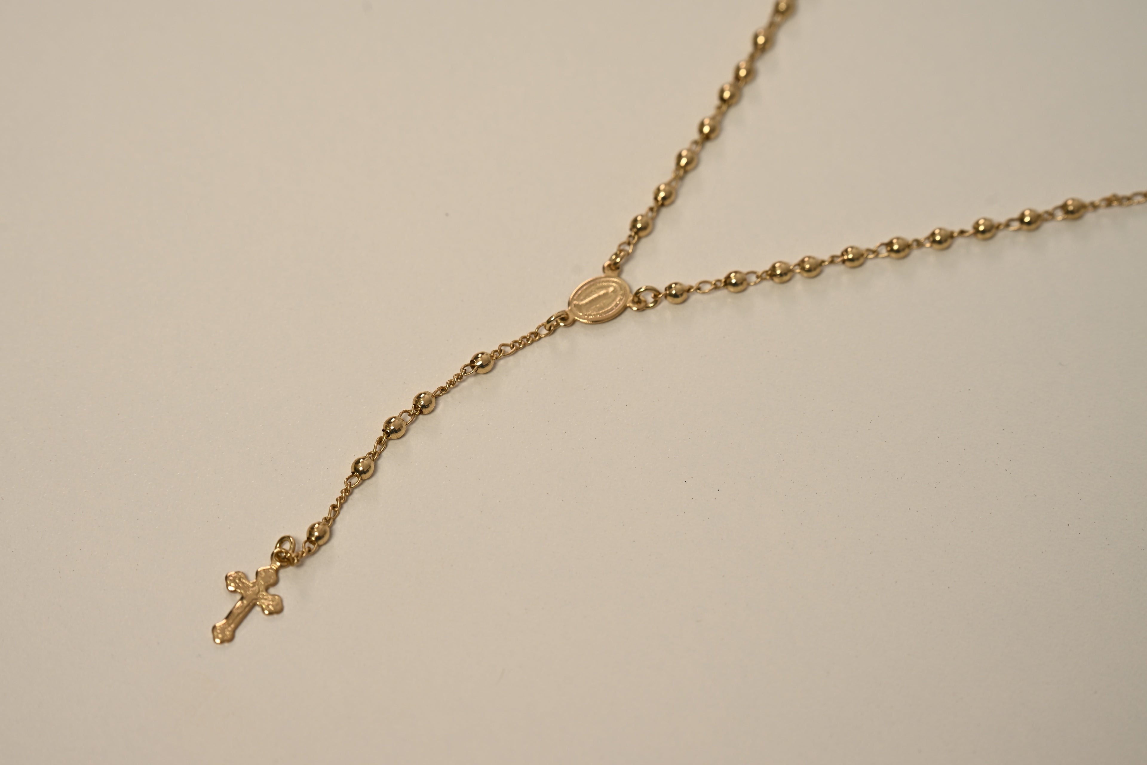 Semijoia Colar Terço – Dourado
