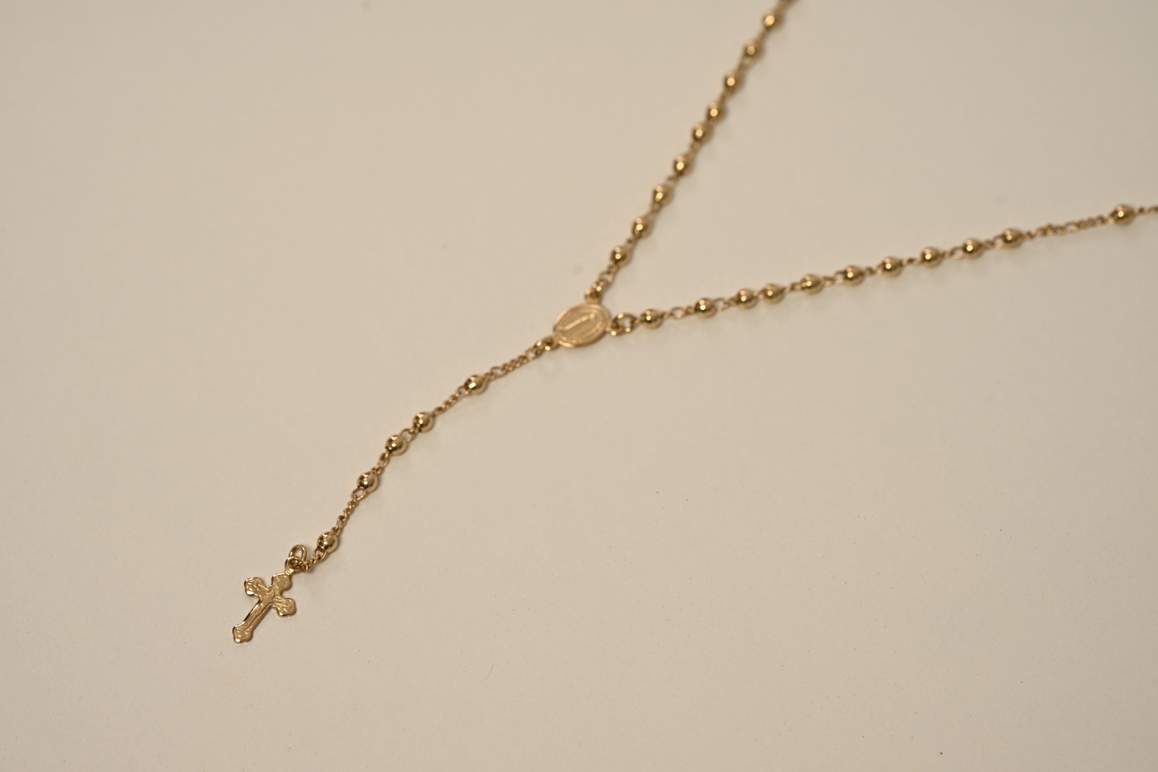Semijoia Colar Terço – Dourado
