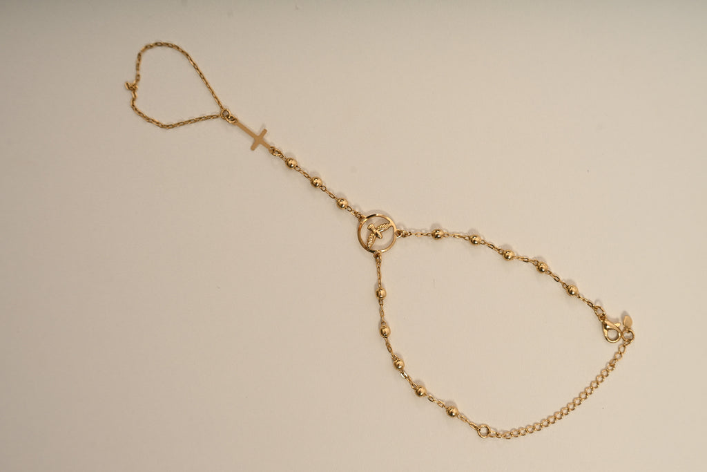 Semijoia Terço de Pulso Marjorye – Dourado