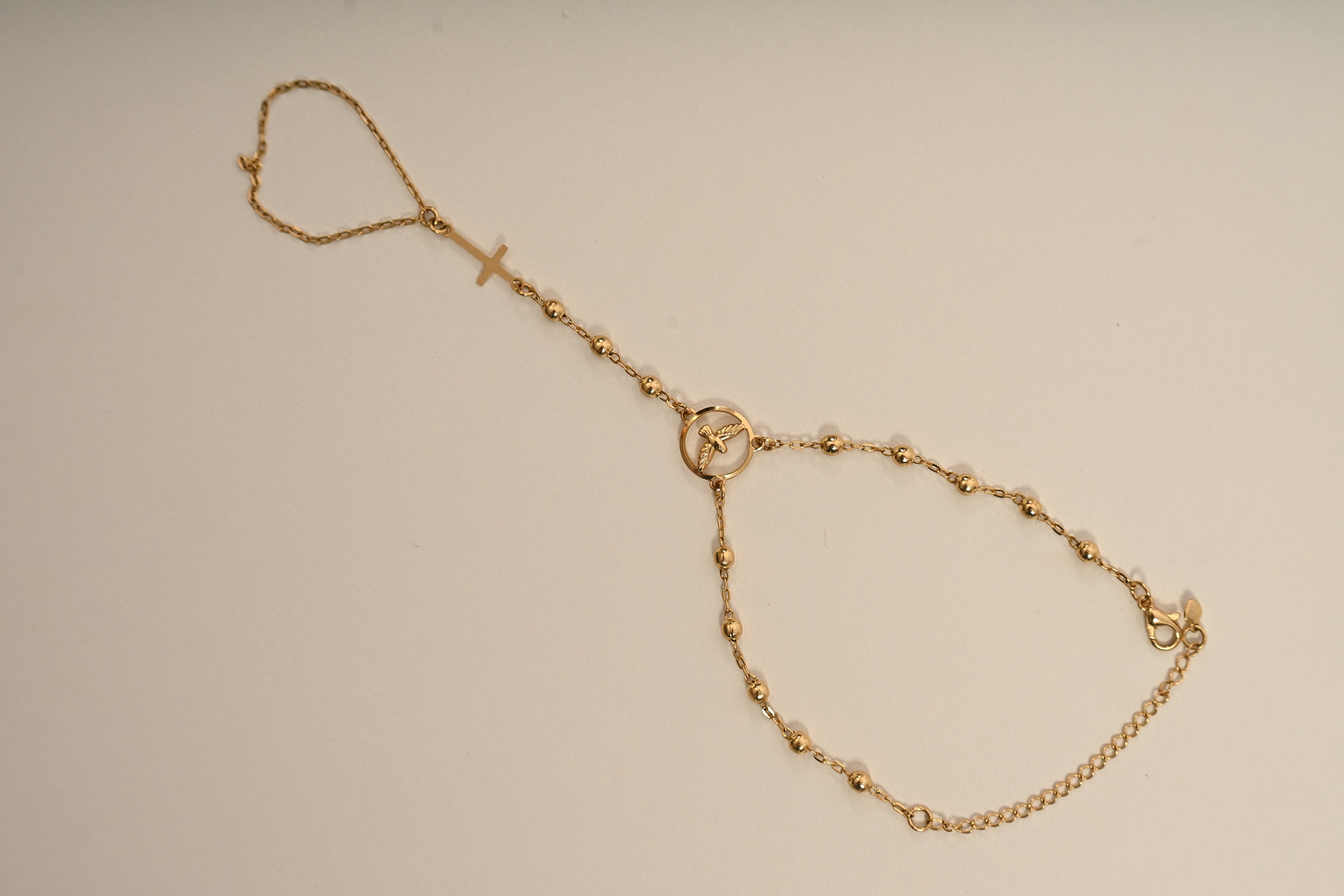 Semijoia Terço de Pulso Marjorye – Dourado